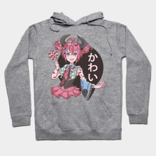 Cute Demon Anime Girl Hoodie